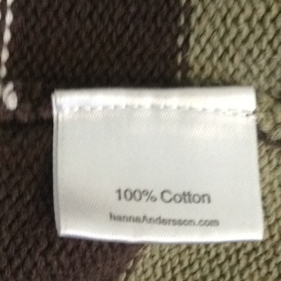 Hanna Andersson Girls Striped Long Hooded Sweater Sz 140 Us Sz 10 - Picture 8 of 8